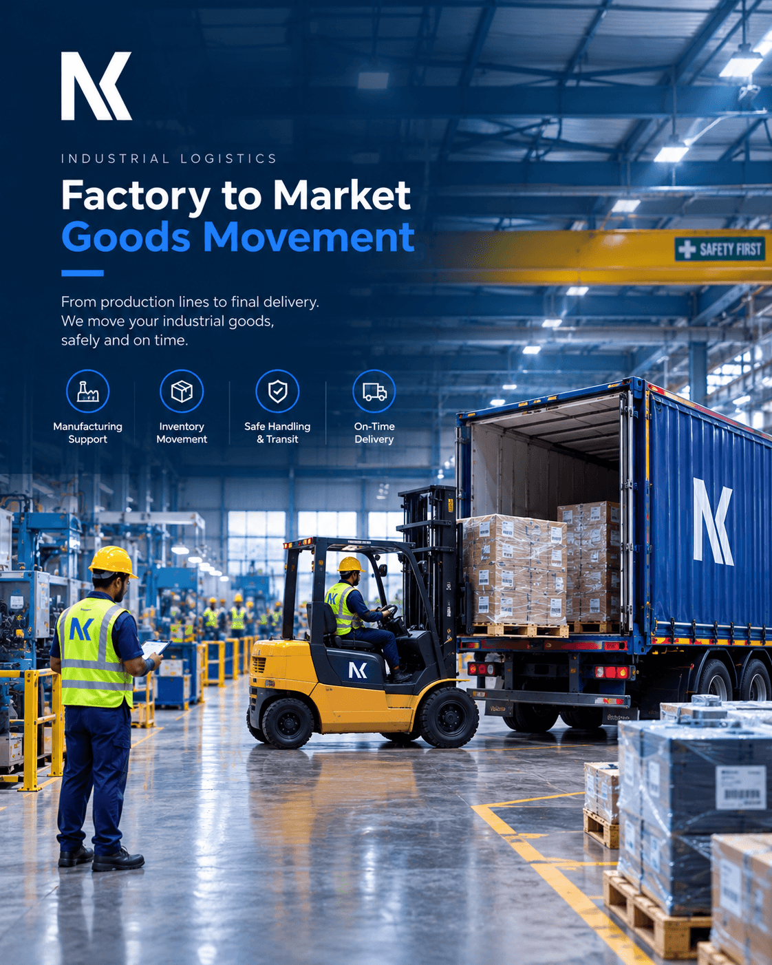 NARSIK Logistics industrial FTL freight planning for manufacturing businesses