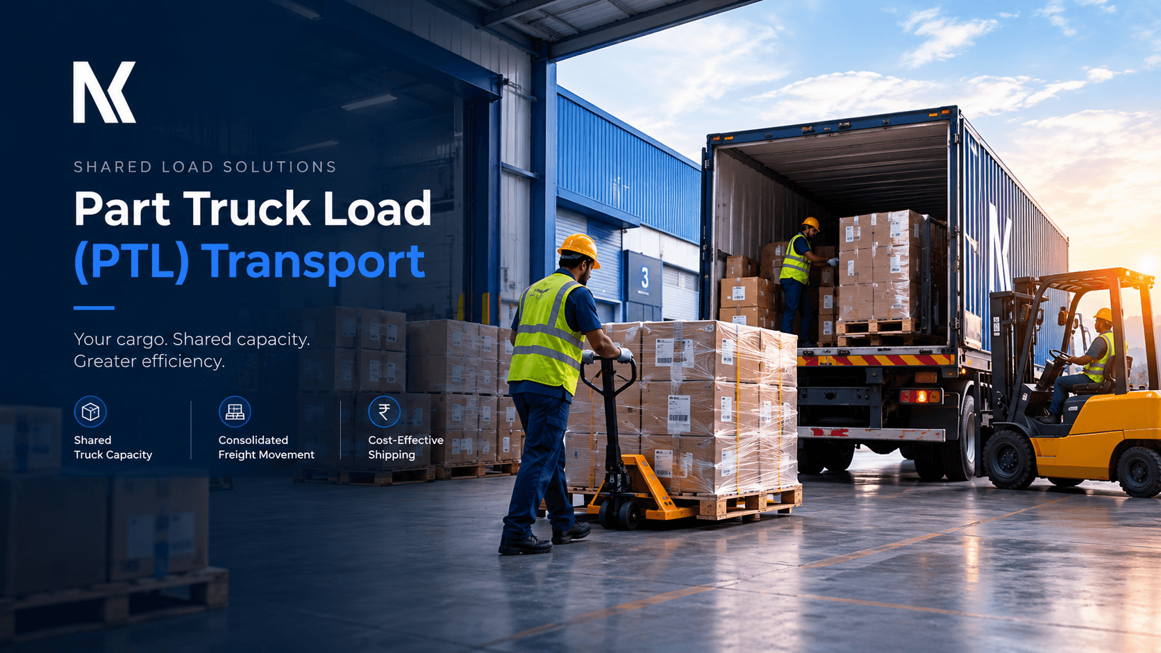 NARSIK Logistics PTL transport for part-load business shipments in India